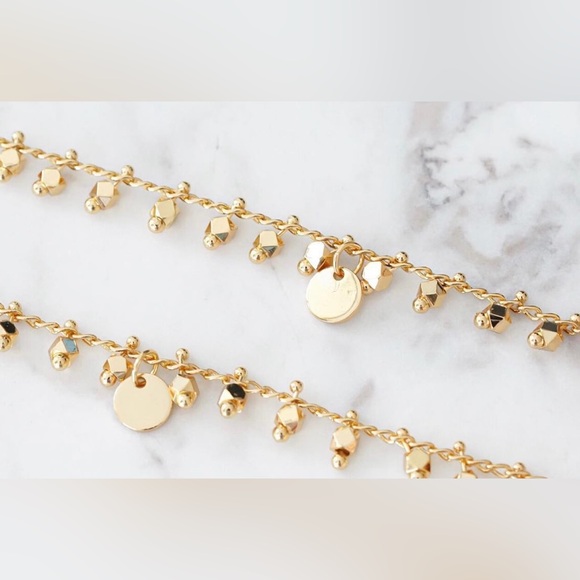 KINSLEY ARMELLE “Maya” Gold Plated Sterling Silver Wrap Bracelet (One Size)… - Picture 2 of 7